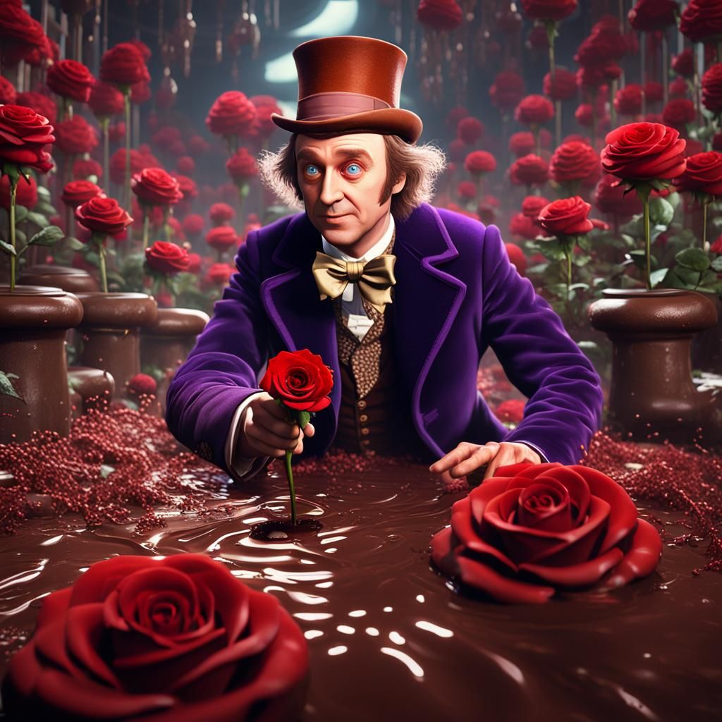 Willy Wonka and the Chocolate River Rose