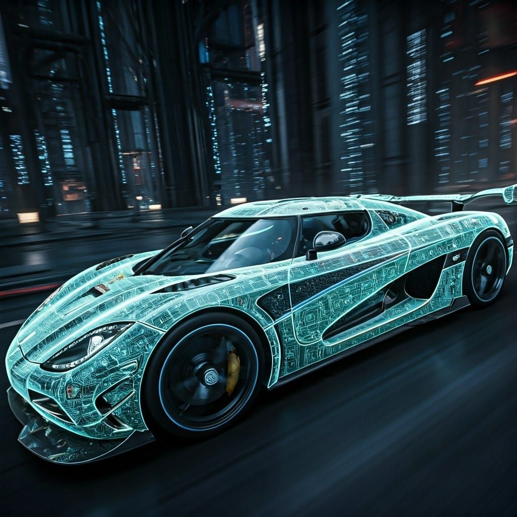 Koenigsegg futuristic Car