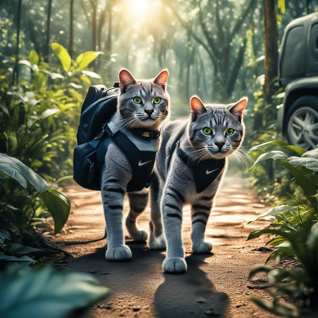 Happy Cat Commute in Wolf Grey Jordans