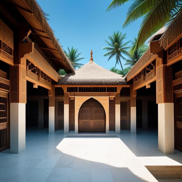 Beachside Palace in Swahili Architecture: Professional Photo