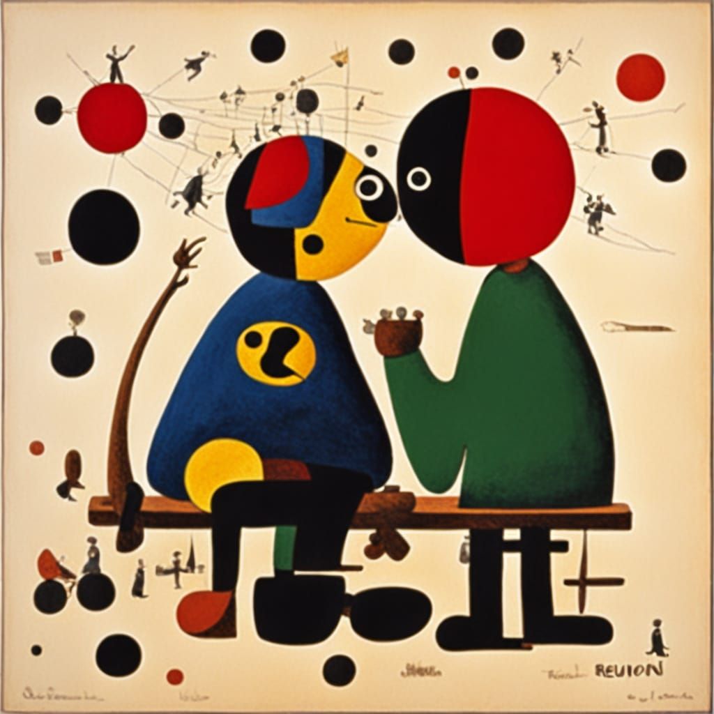 Vibrant Surrealist Celebration of Family