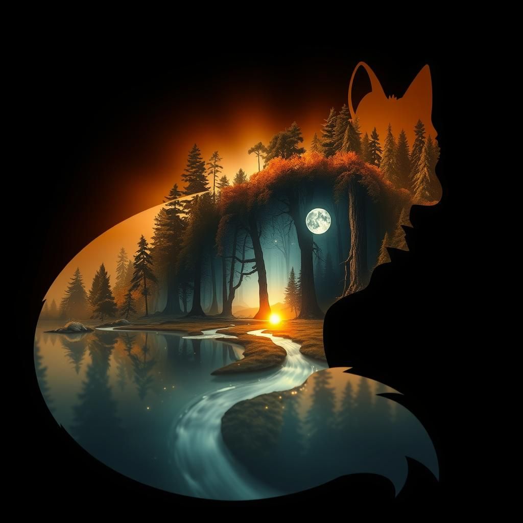 A2727 - Enchanted Fox: A World Within