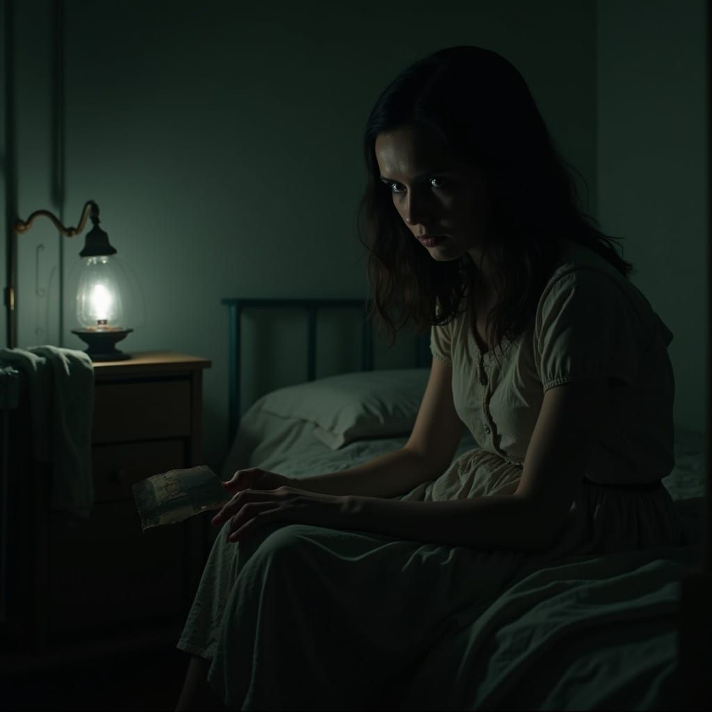 Eleanor's Desperate Isolation in a Haunting Sanatorium Scene