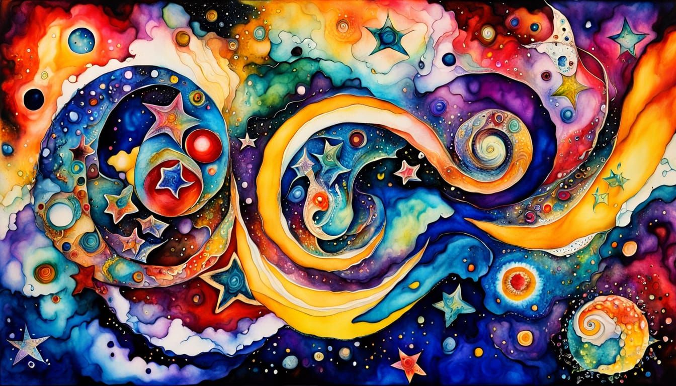 Otherworldly Alcohol Ink