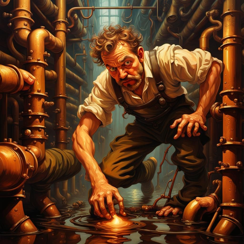 Plumber's Baroque Battle with Mechanical Abomination