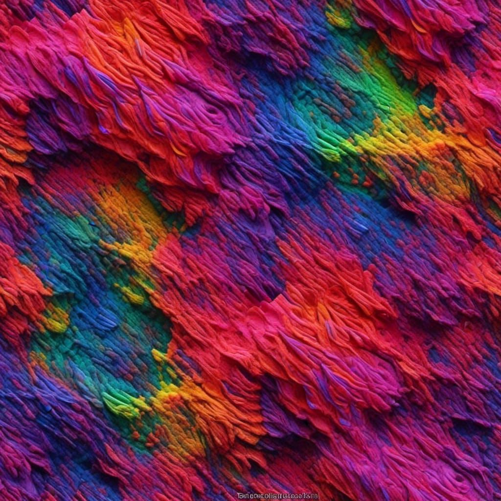 Blended Rainbow Colors Square