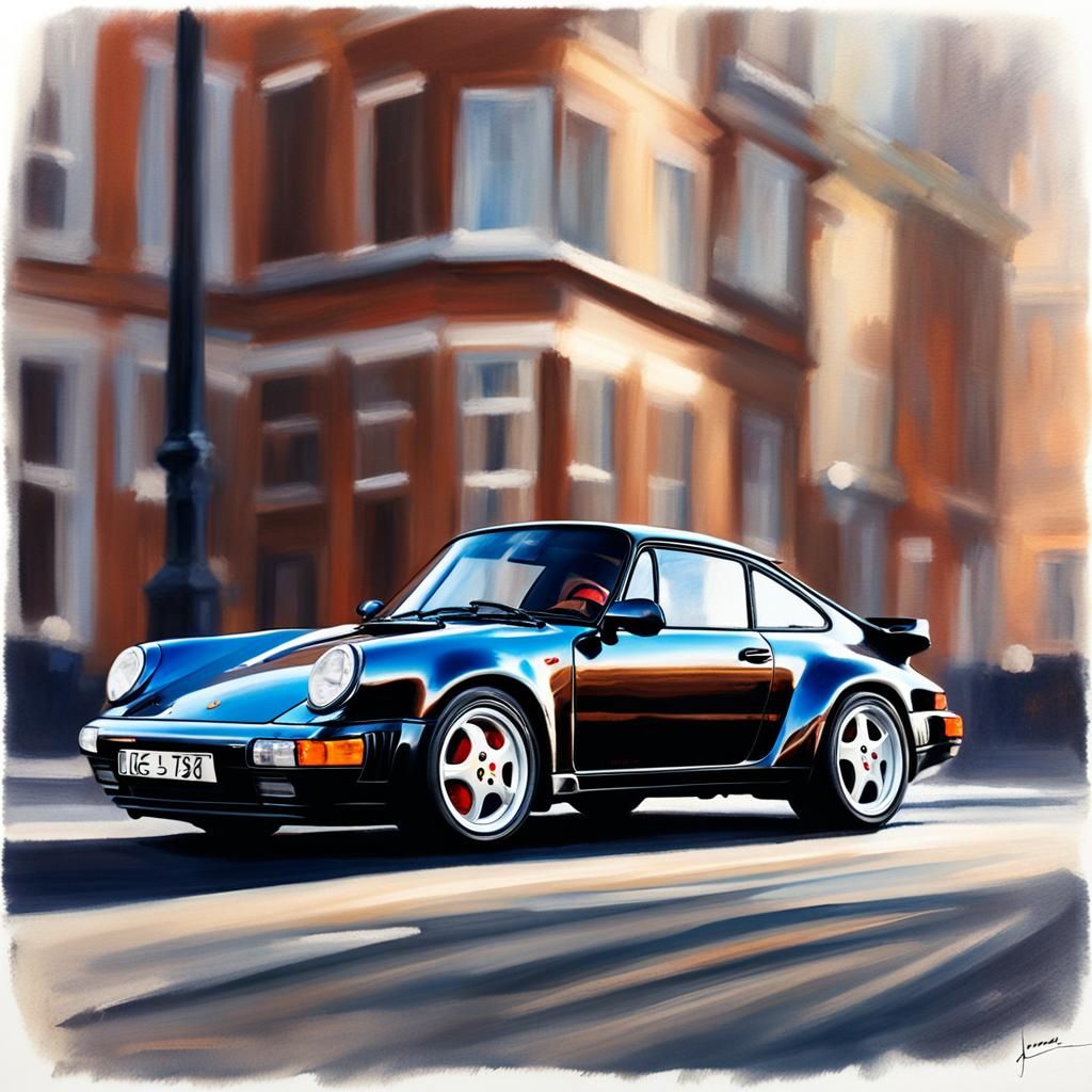 porsche 964 turbo from 1990