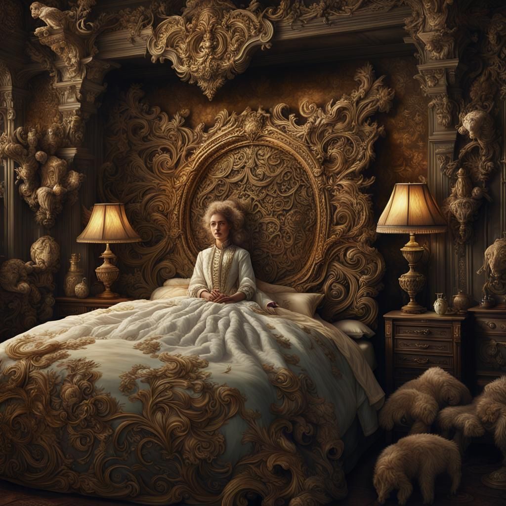 Furry Elora in Detailed Matte Painting