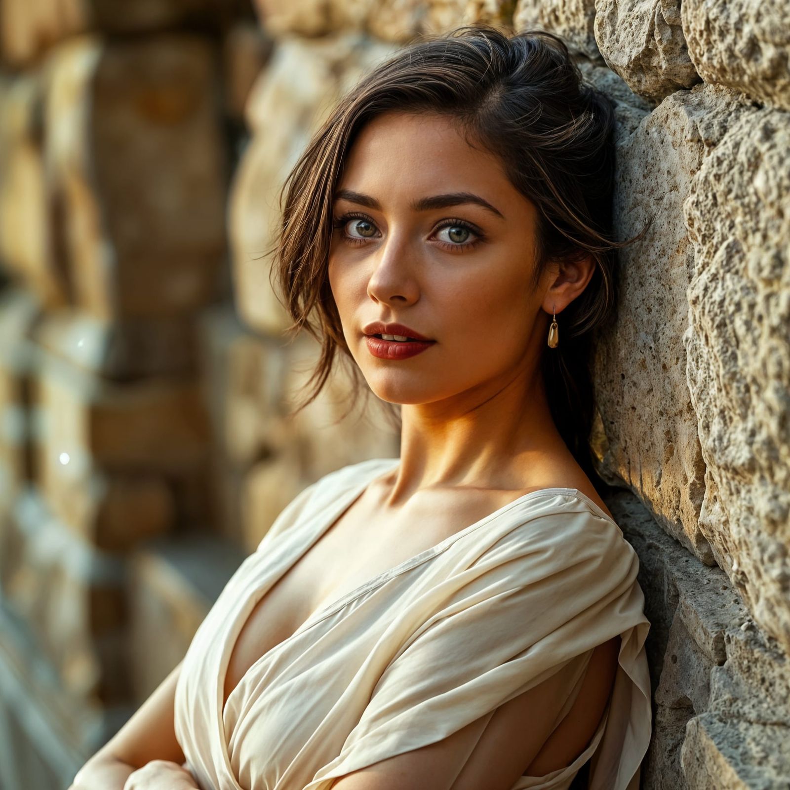 Sultry Female Form Captured in Cinematic Style