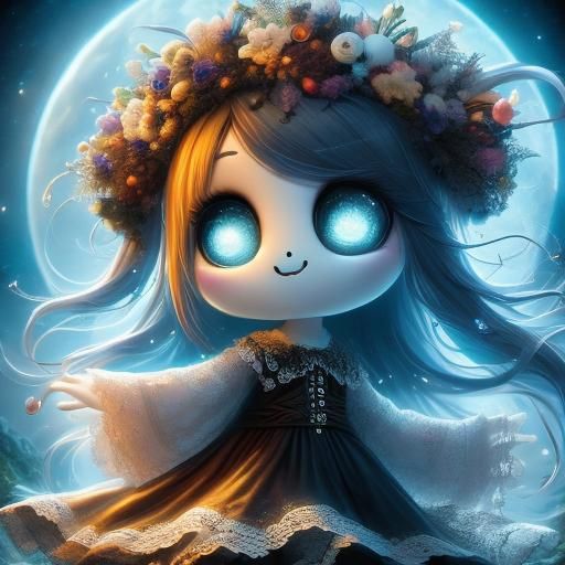 Ethereal Ghost in Psytrance Gothic Style