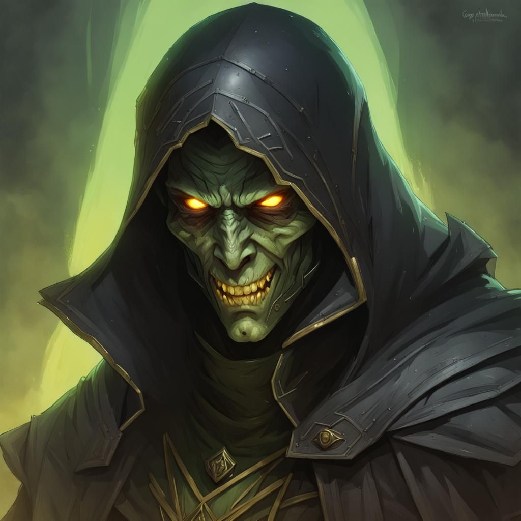 Undead Rogue in Armor: Hyperdetailed Concept Art