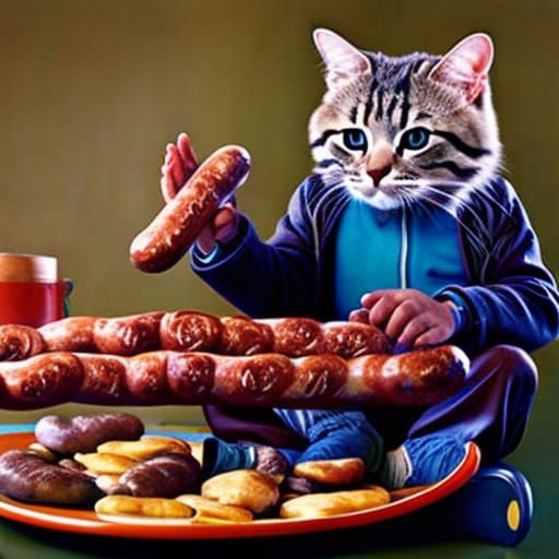Can you trust these cool cats with your sausages?