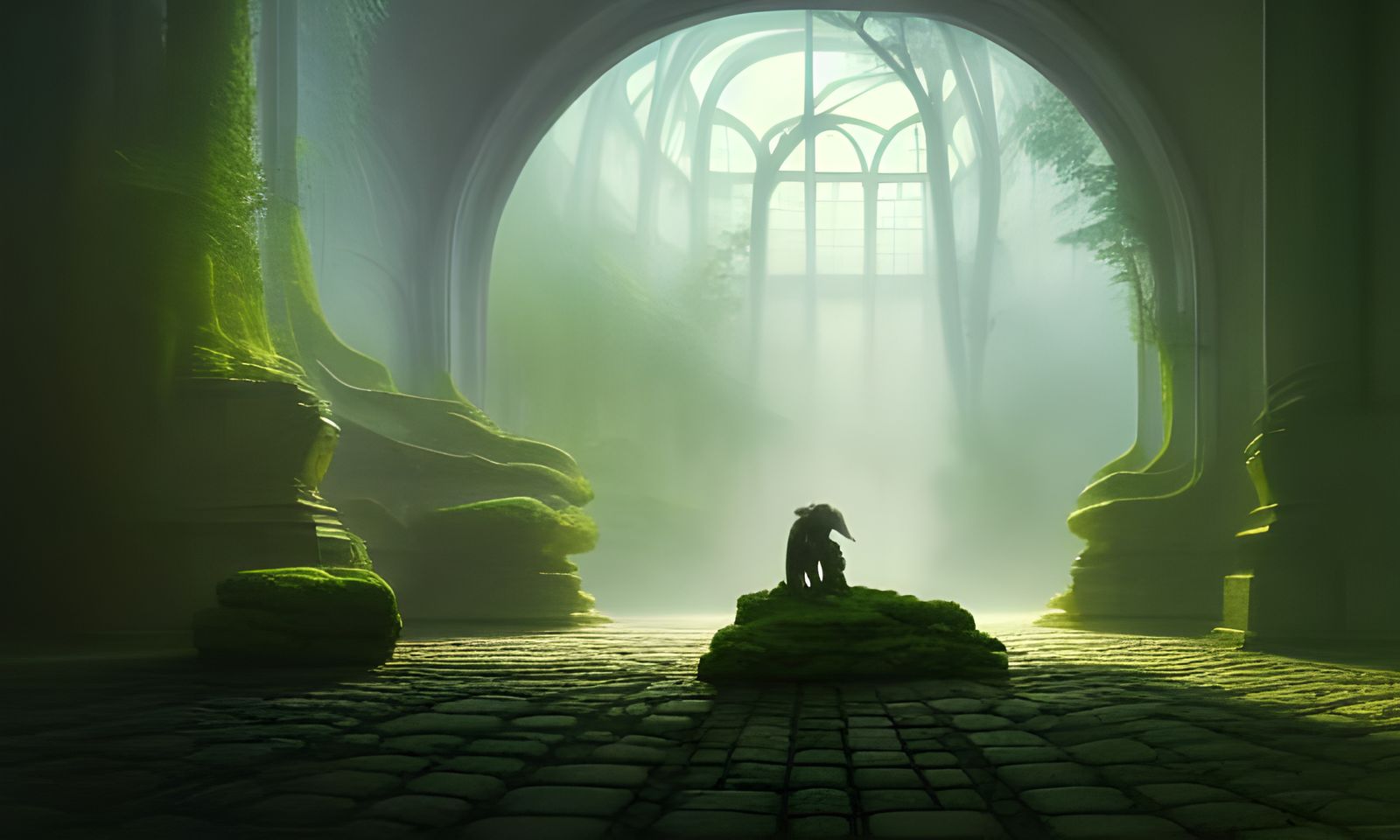 Dark Fantasy Muppet with Fractal Hair in 8K