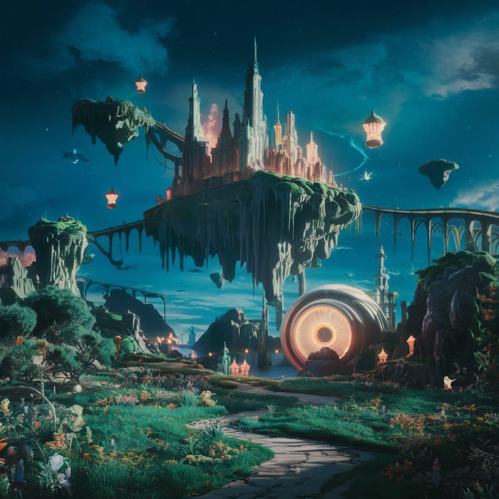 Surreal Cinematic Landscape