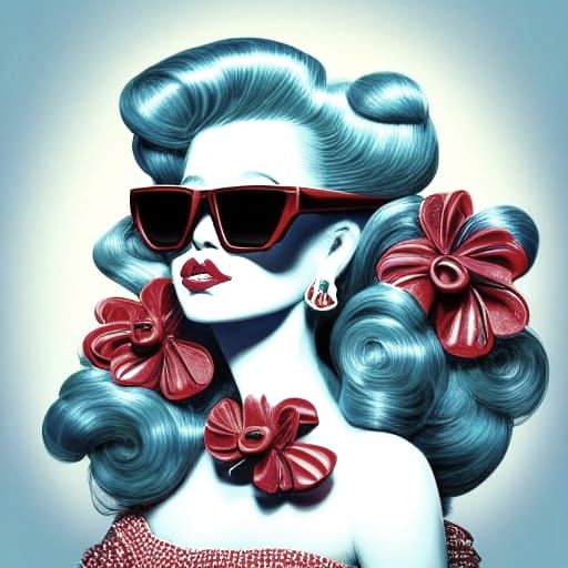 Movie star woman