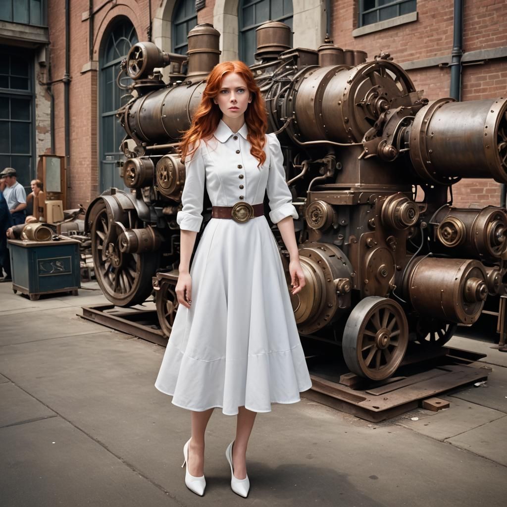 Red-Haired Spy Undercover at Movie Studio