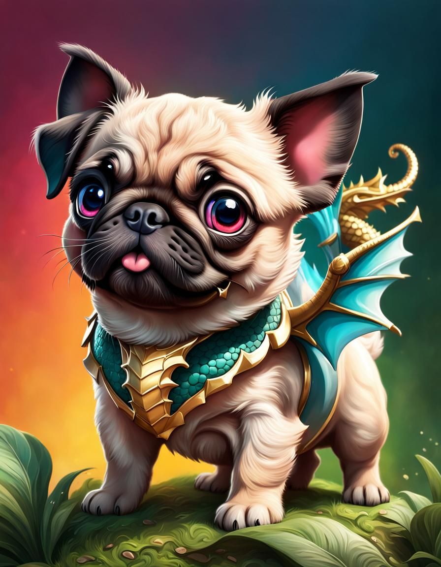 Pug Dragon Hybrid