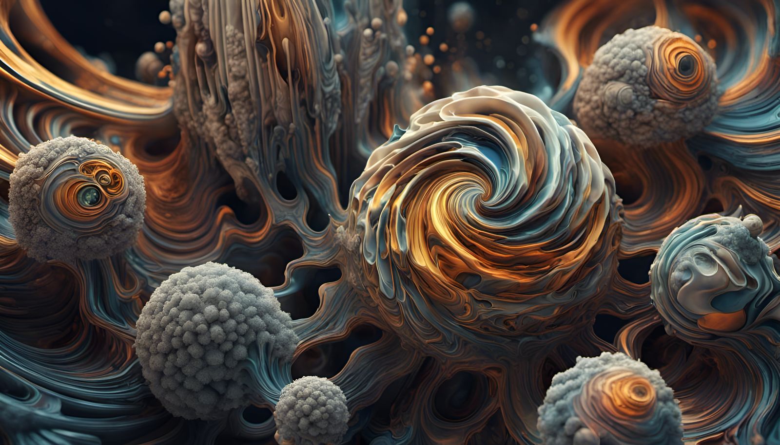 Geometric Abstract Art in 8k Resolution