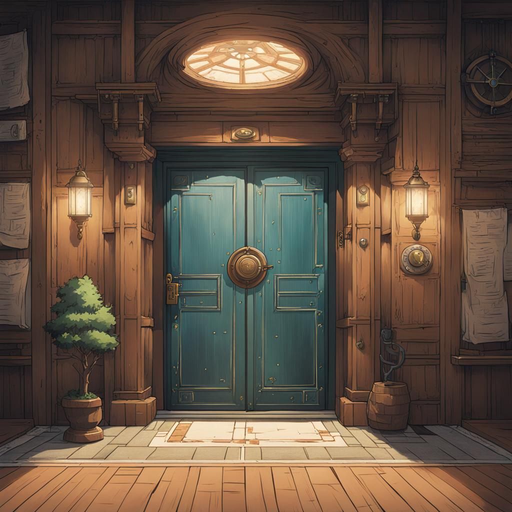 Fantasy Dungeon Battle Map in Studio Ghibli Style