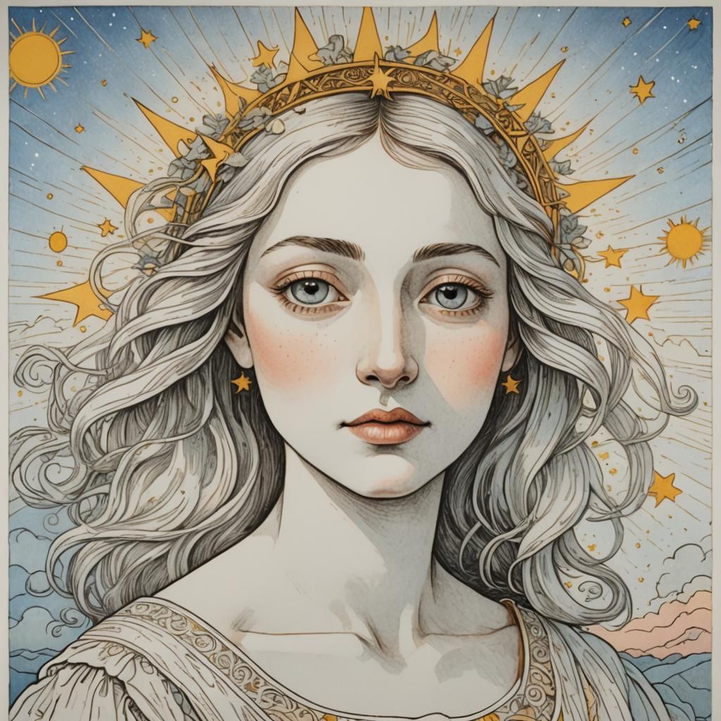 Beatrice at dawn, renaissance