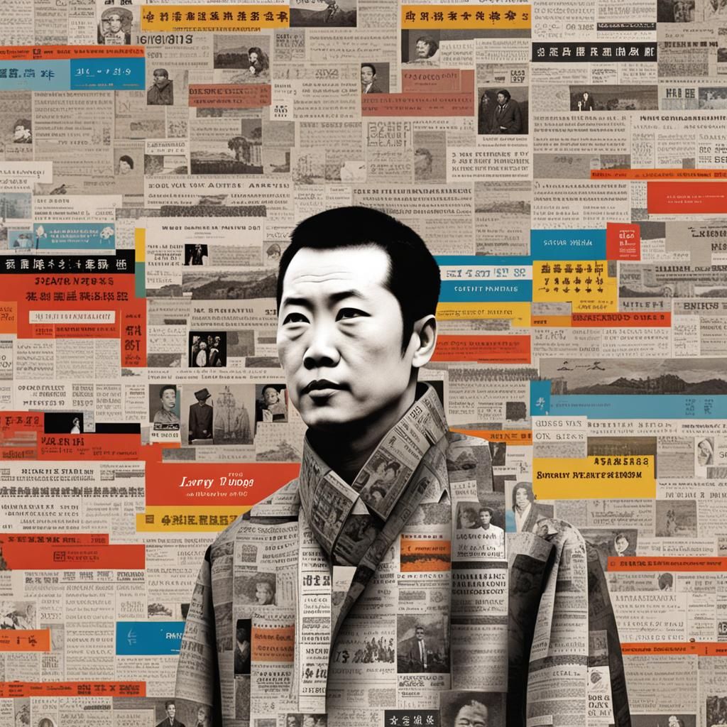 Newspaper Coat in Metabolist Architecture Style