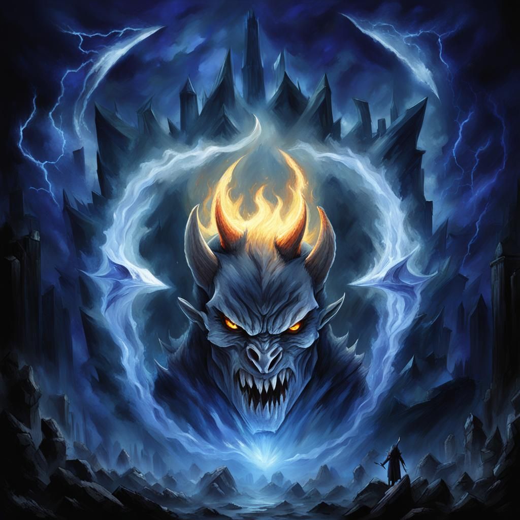 Monochrome Devil Enemy of the Dark Age