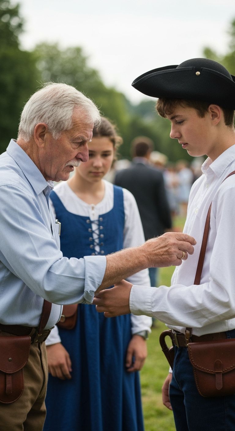 Generations Connect Through Historical Reenactments