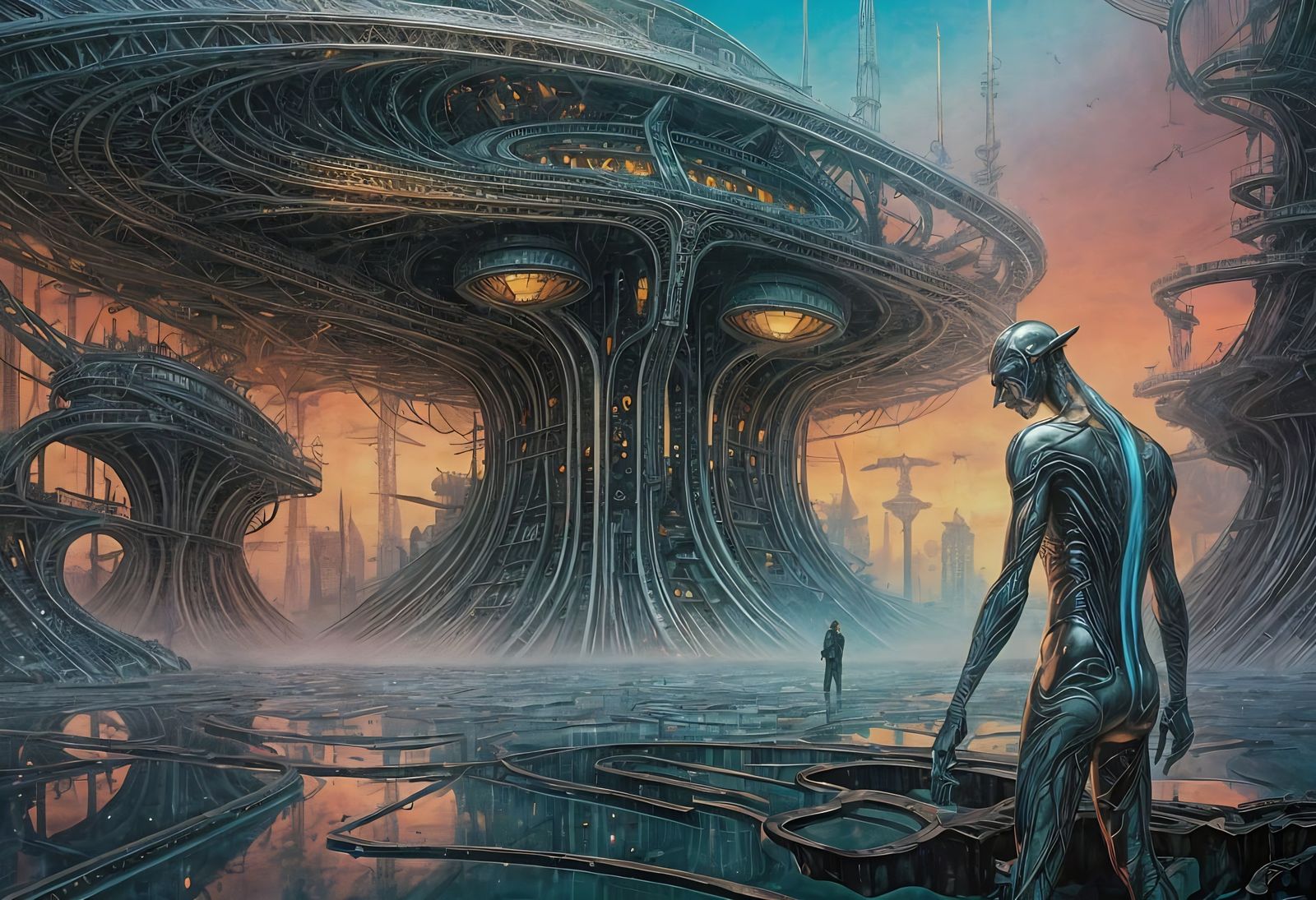 Visionaries Unite: Fantastical Surrealist Art Collage