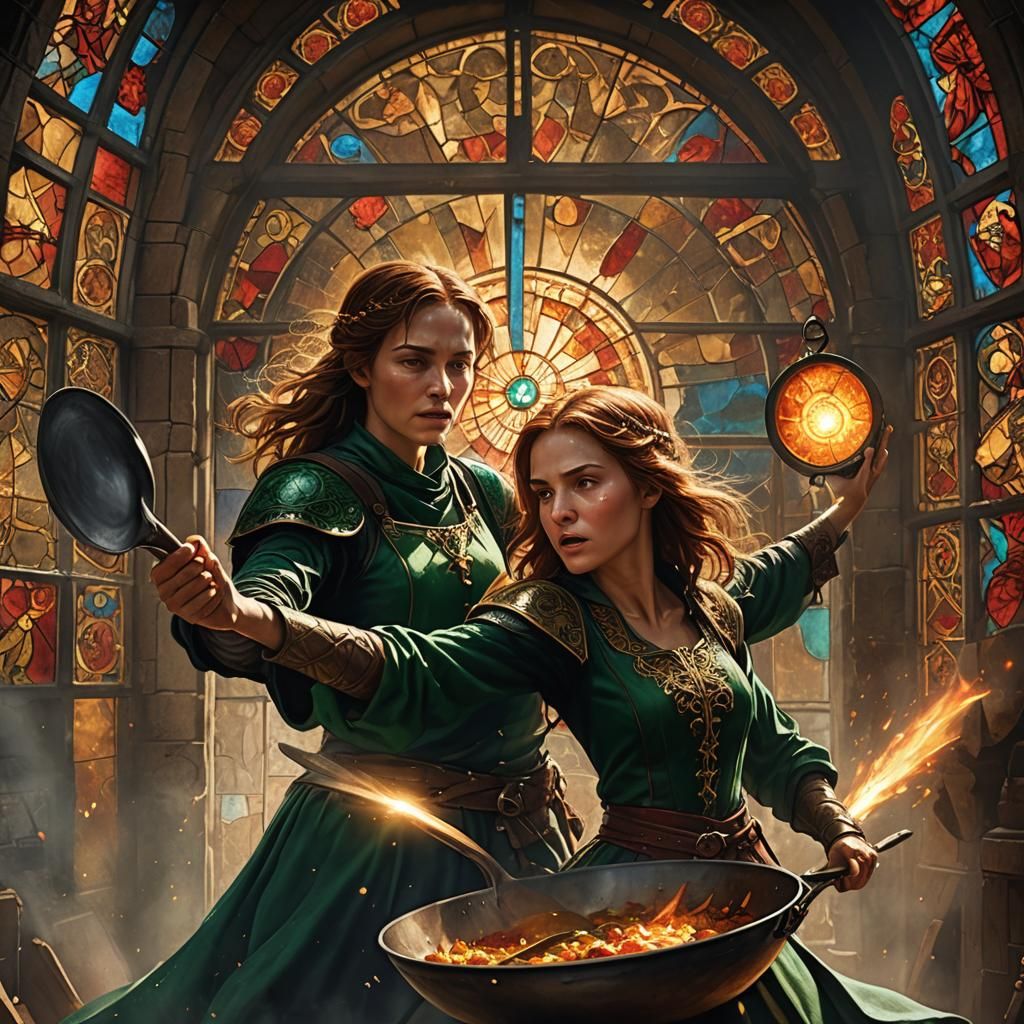 Frying Pan Fury in a Steampunk World