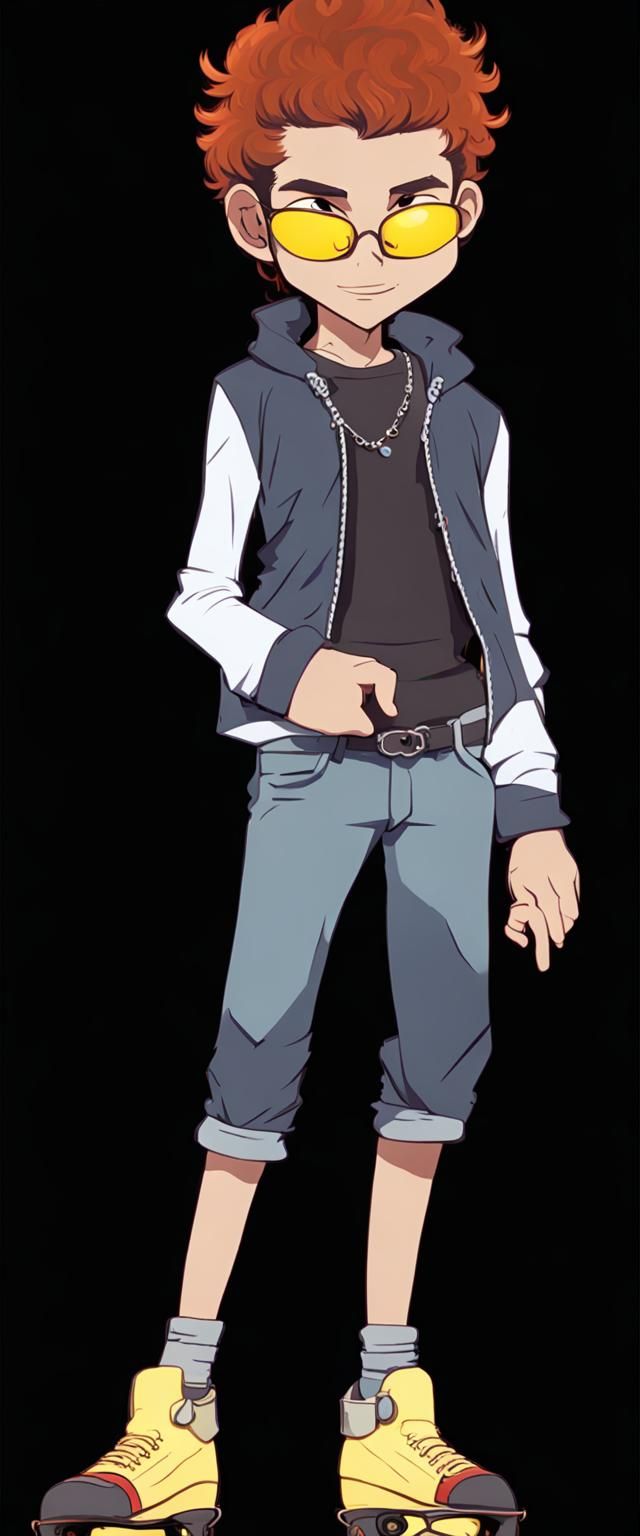 Man with Ski Goggles and Cross Tattoo Smirking