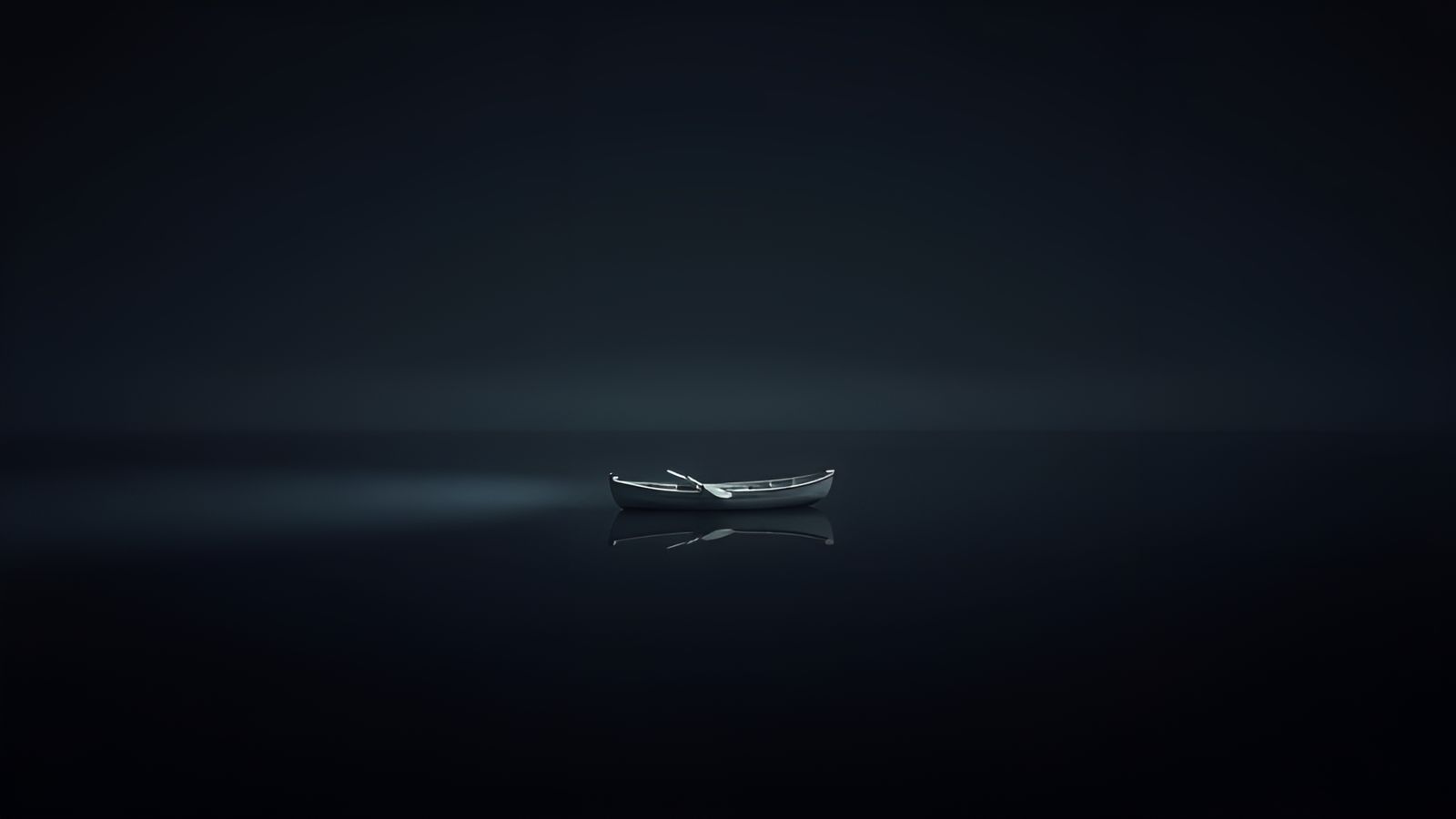 ‘An infinite, dark, glass-smooth lake. In the middle of the ...