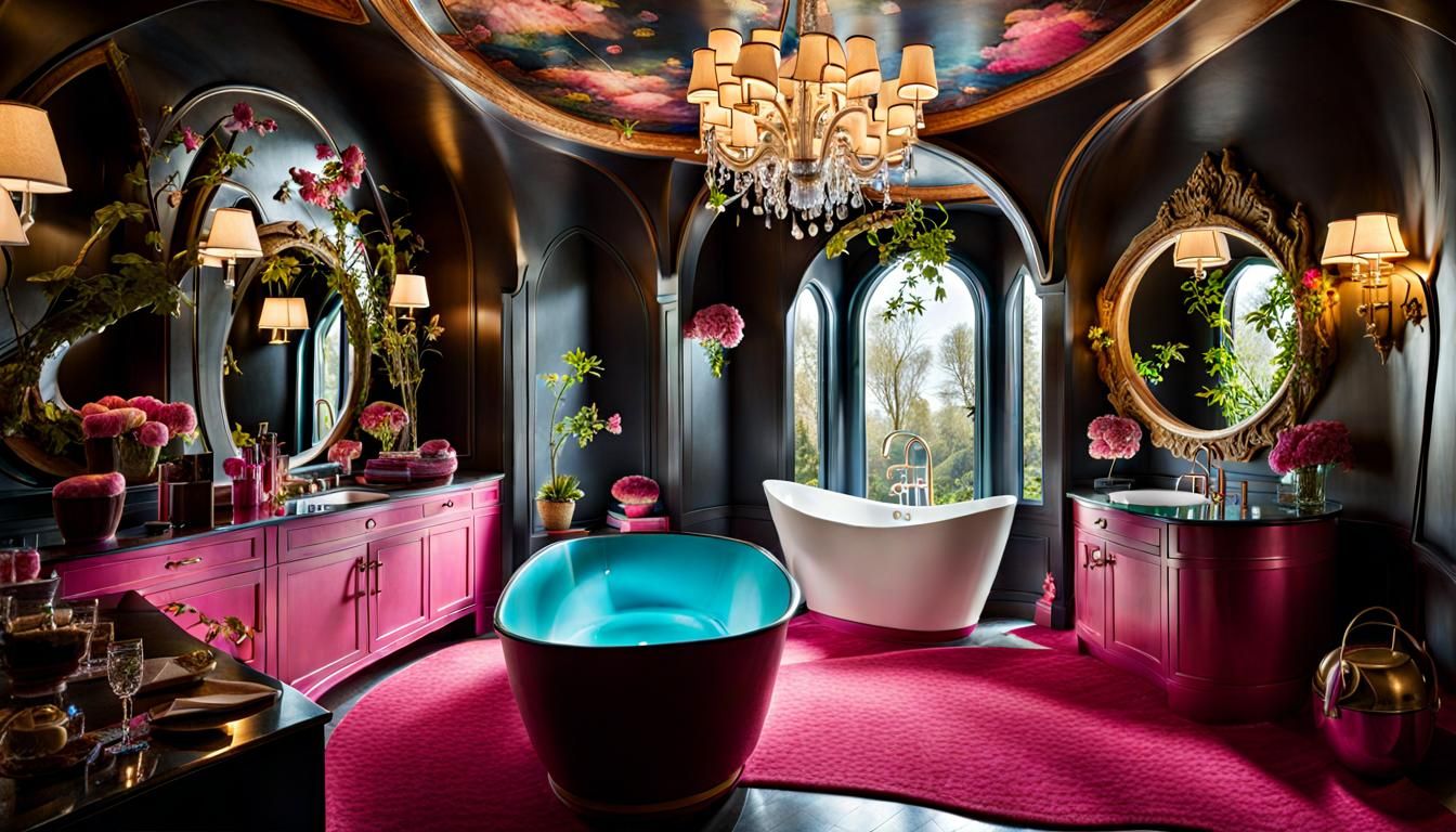 A Whimsical Fantasy Bathroom Experience