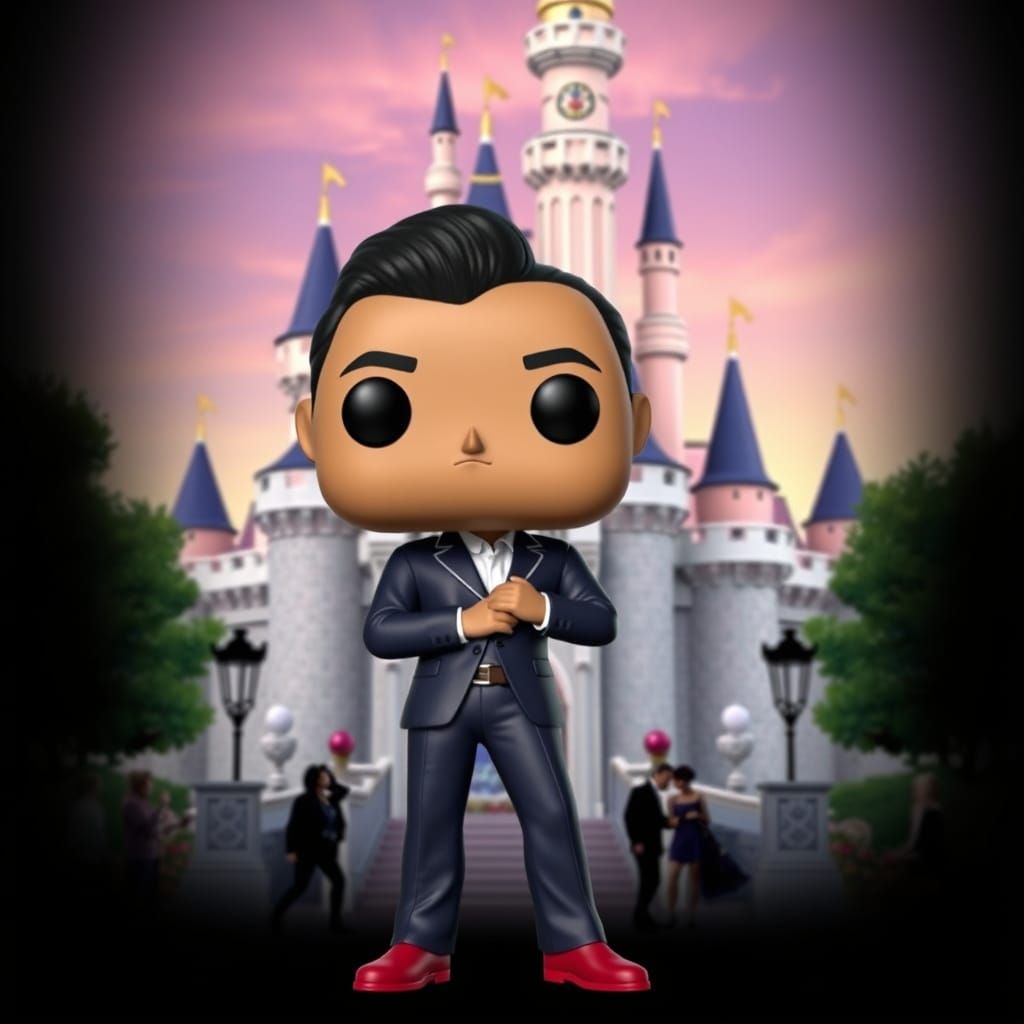 Funko Pop Figure Disney Fernando Calunga from Televisa A telenovela is being filmed at Disneyland