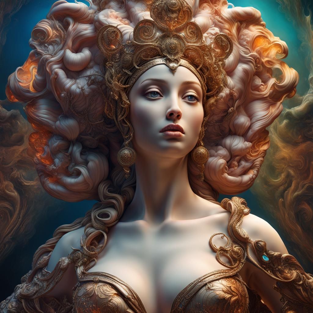 Hyperrealistic Venus with Intricate Details
