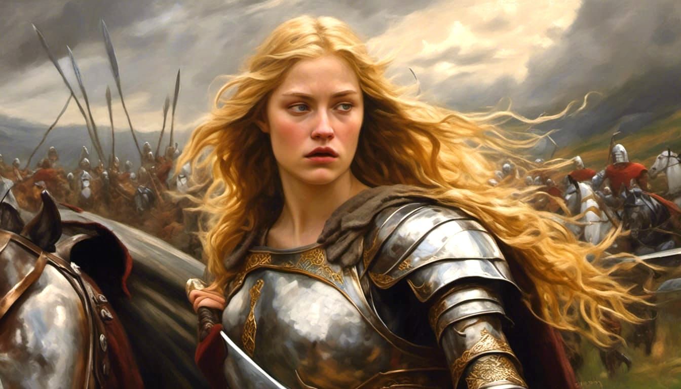 Éowyn of Rohan at the Battle of the Pelennor Fields