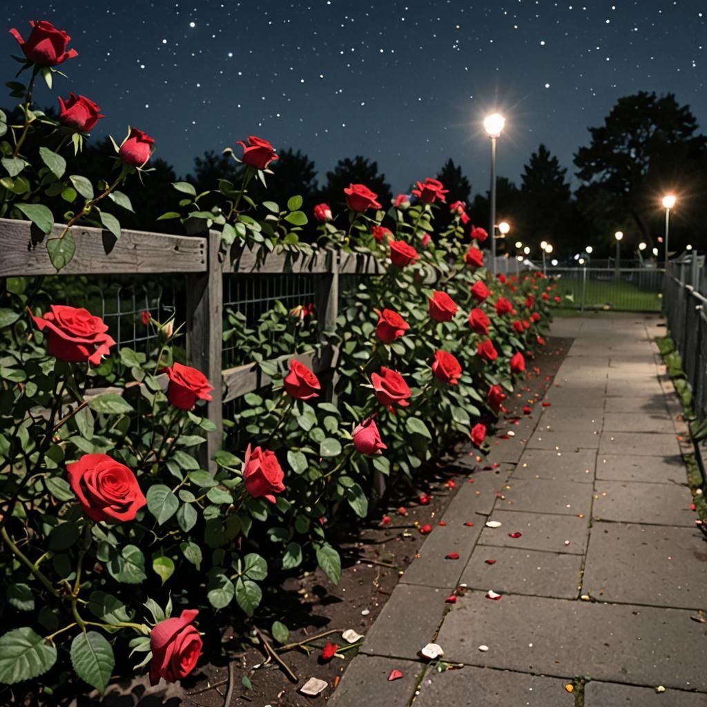 red roses plants