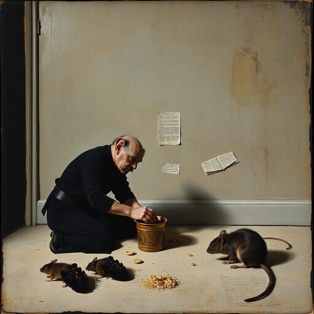 Guilty Mice in a House, Crawling and Not Flying