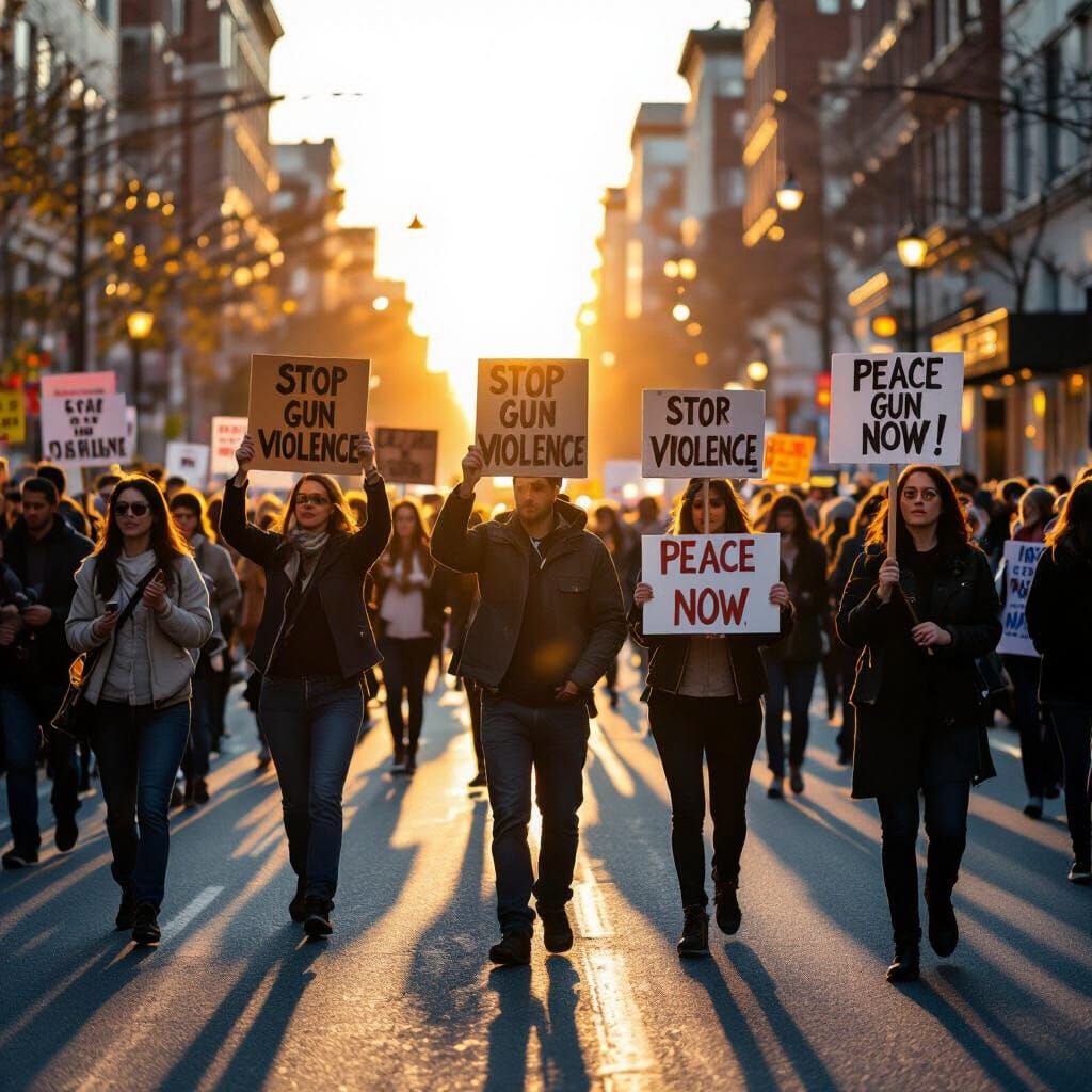 Protest for Peace: Community Demands End to Gun Violence