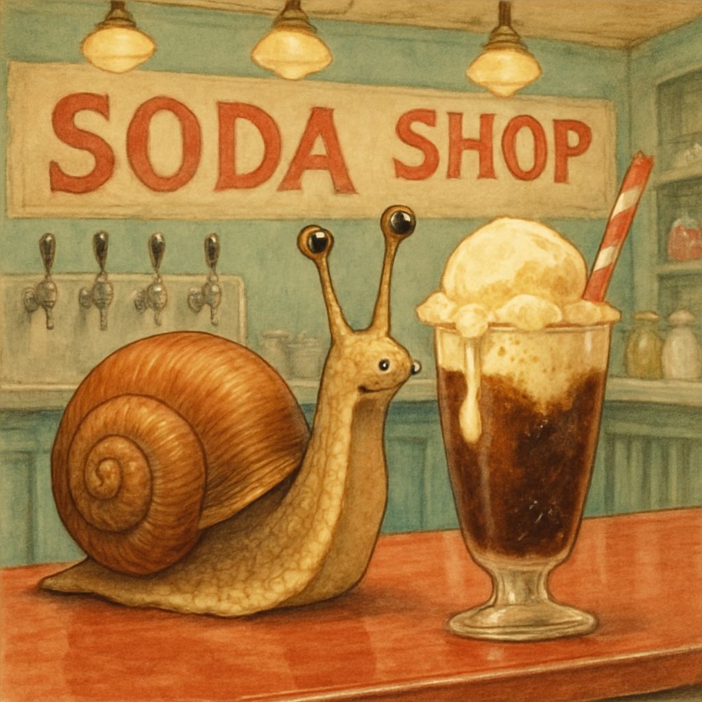 Snail's Soda Shop Adventure: An Ice Cream Dream