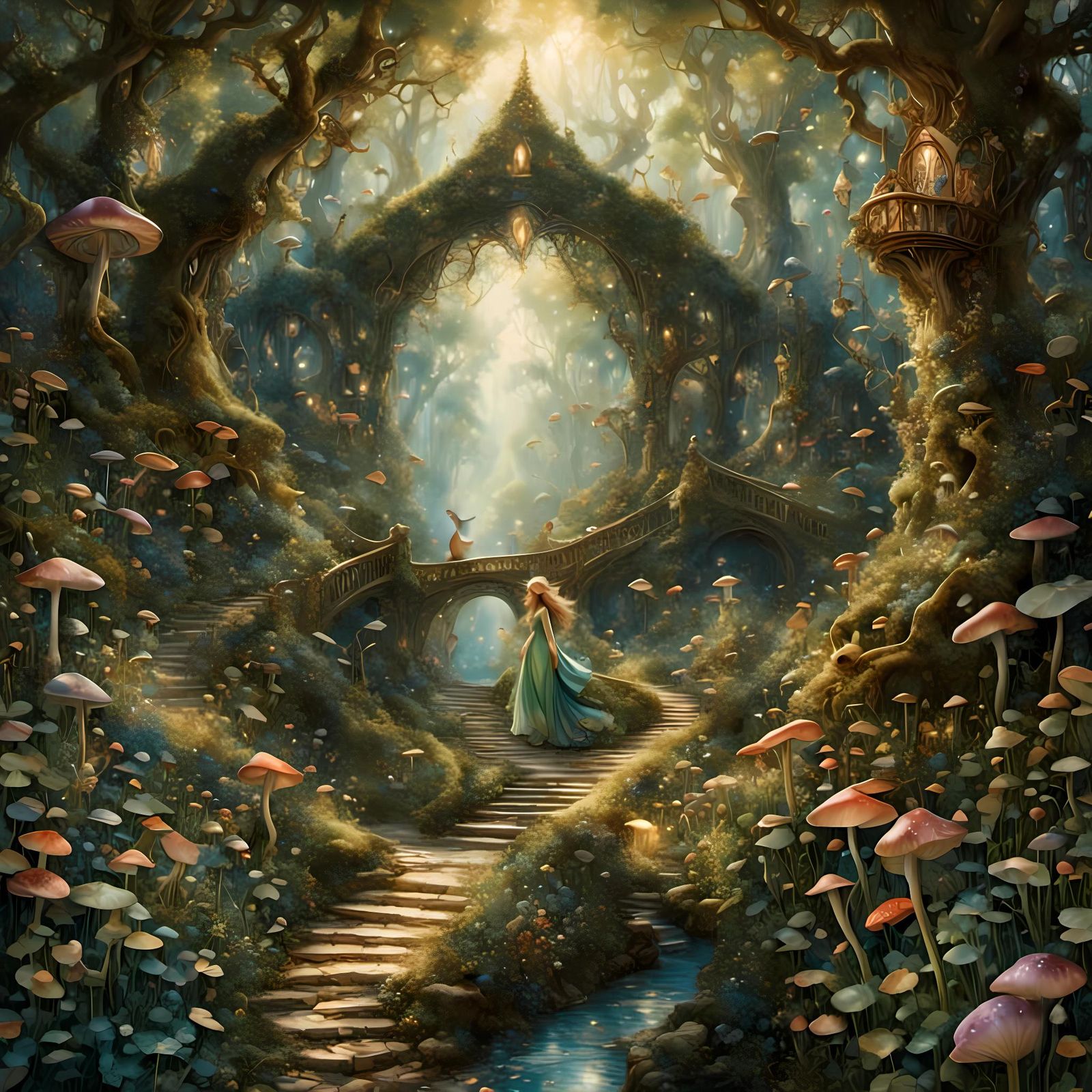 Fairyland Journey: Glowing Path to Happiness