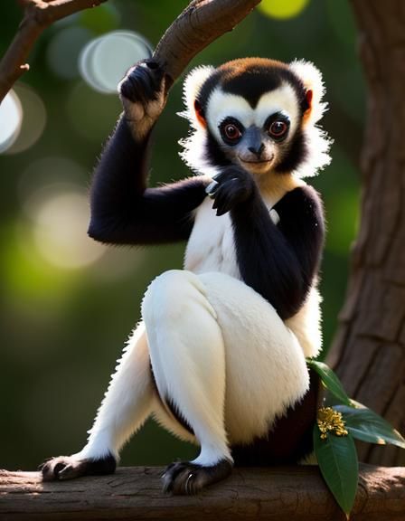 Sifaka in Tutu: Professional Wildlife Photography