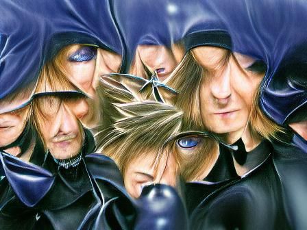 Organization XIII Portrait in Tetsuya Nomura Style