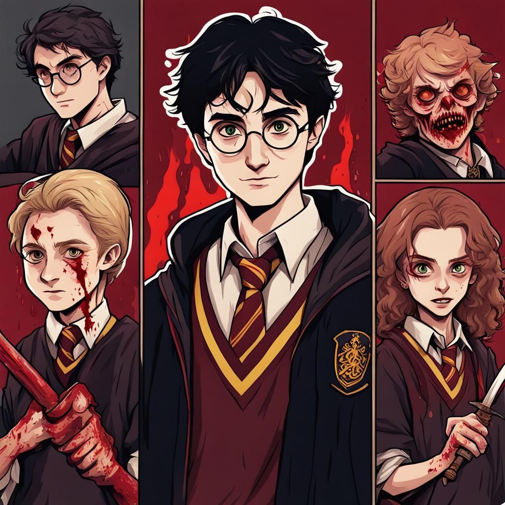 Harry Potter as a Bloody Demon Slayer