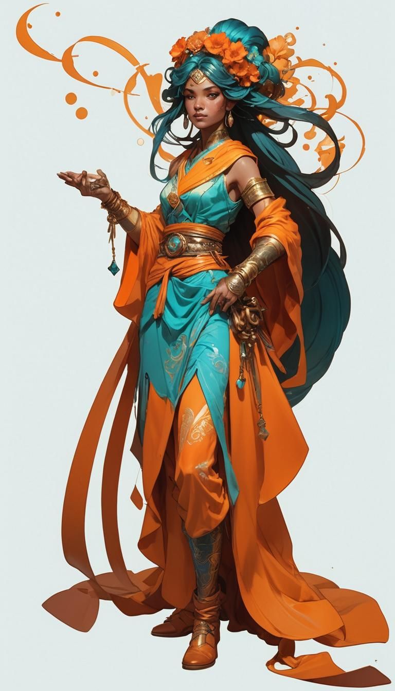 Hyperdetailed Concept Art in Anime Style