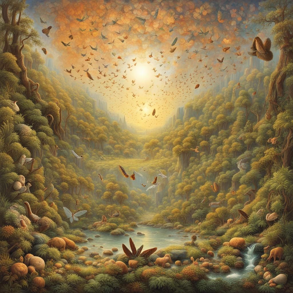 harmonize with the orchestration and macrocosmos of nature.