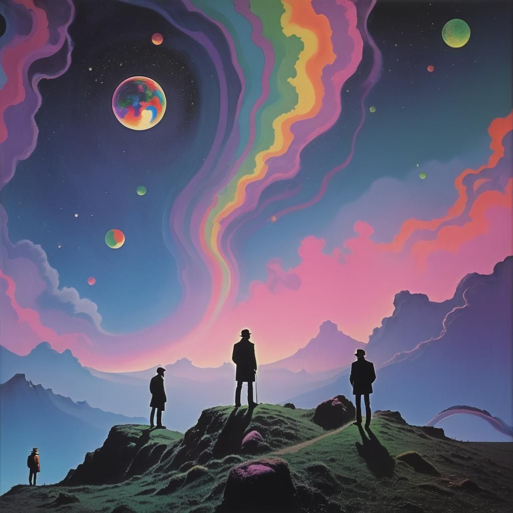 Maximalist Psychedelic Surrealism: A Visual Trip