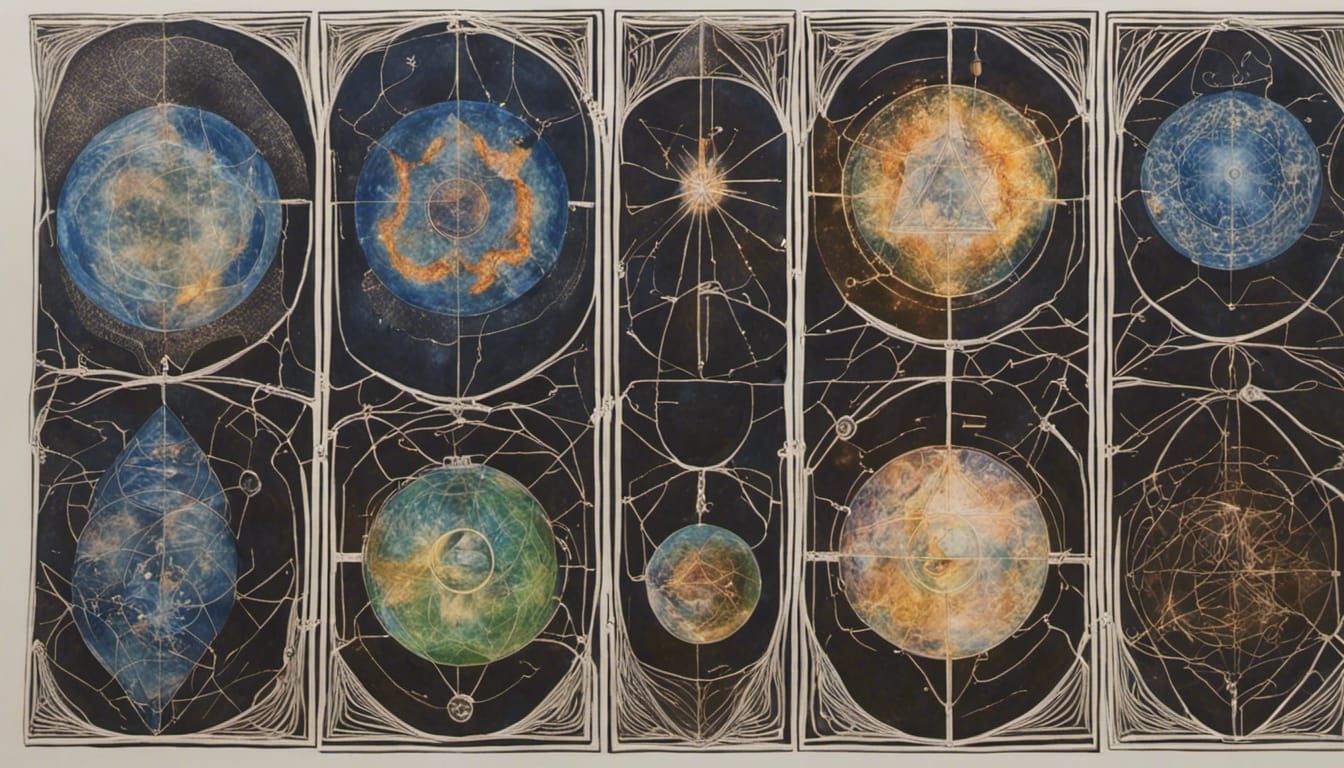 Earth Chakras and Quantum Zentangle Aerial View