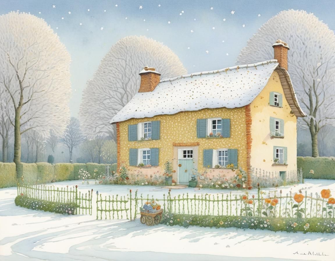 Cozy Home Scene by Traditional Illustrators