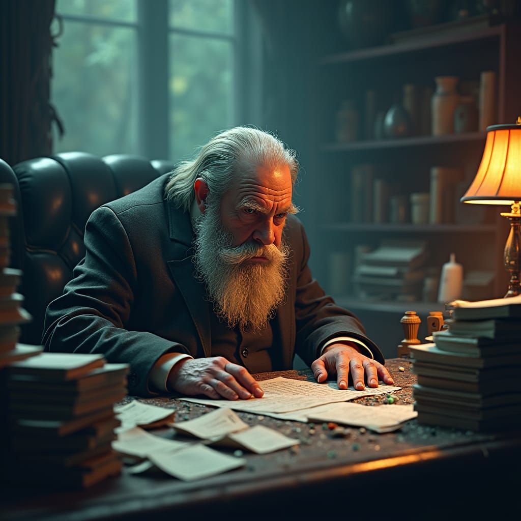 Obese Man's Tax Evasion in Fantasy Realm