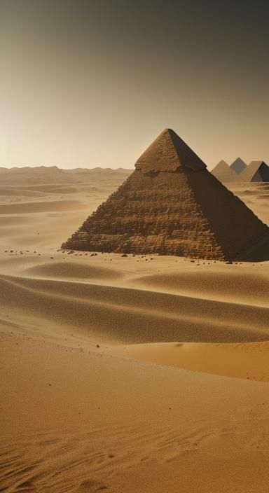 Great Pyramid of Giza at Sunrise: Cinematic Shot
